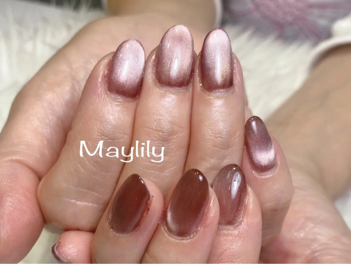 ネイル マグネットネイル ハンドネイル Nail salon Maylilyのネイルデザイン