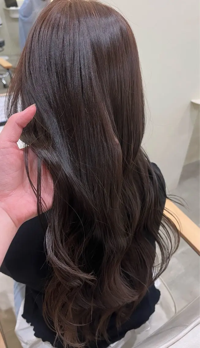 ロング カラー ヘアカラー トリートメント haruhi/艶髪 ☀️透明感カラーのヘアスタイル