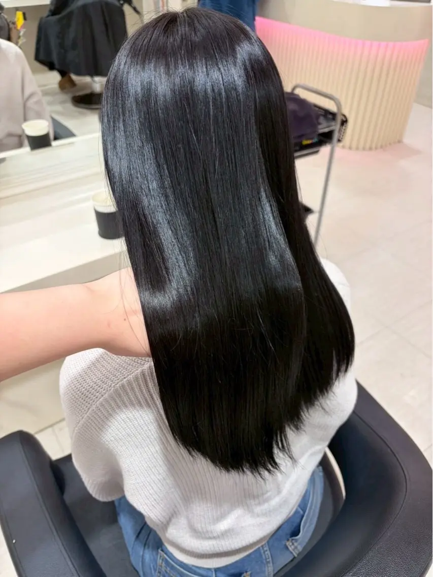 ロング カラー ヘアアレンジ メンズ トリートメント さくら🍒 暖色カラー/髪質改善のヘアスタイル