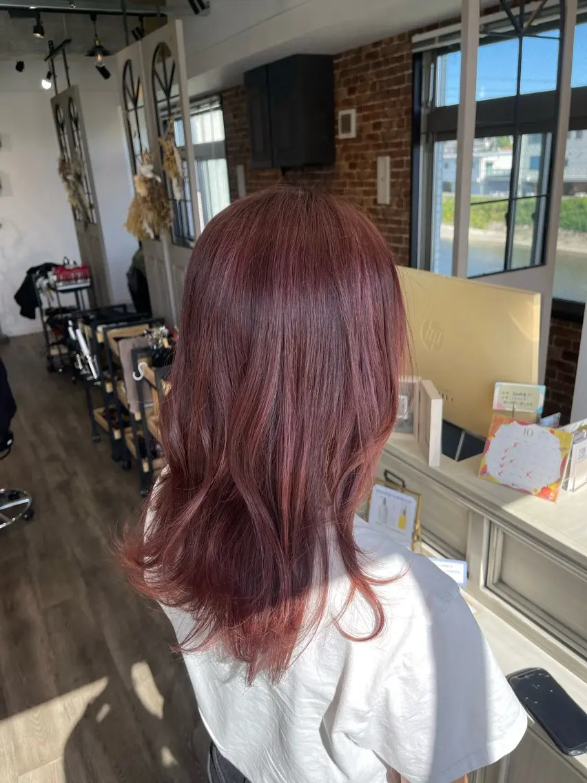 セミロング カラー ヘアカラー Felice Erikaのヘアスタイル