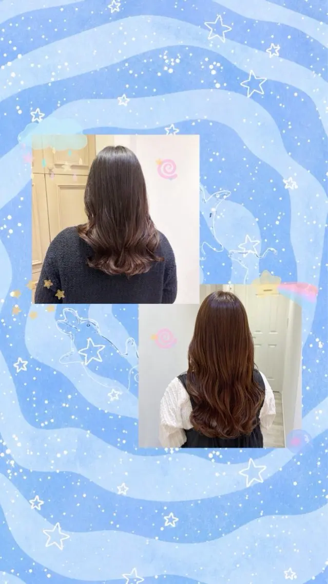 ミディアム パーマ パーマ SHION🍒ྀི/ ヘアメ/ピンクカラーのヘアスタイル