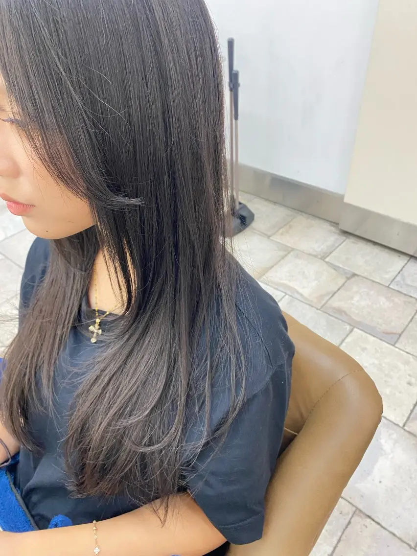 ロング レイヤーカット 💎長谷川 優羽💎のヘアスタイル