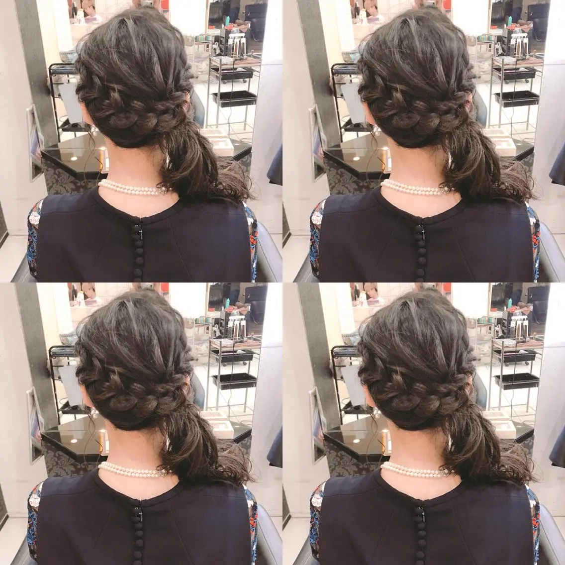 セミロング ヘアアレンジ ヘアセット 🌷MAYU 🌷のヘアスタイル