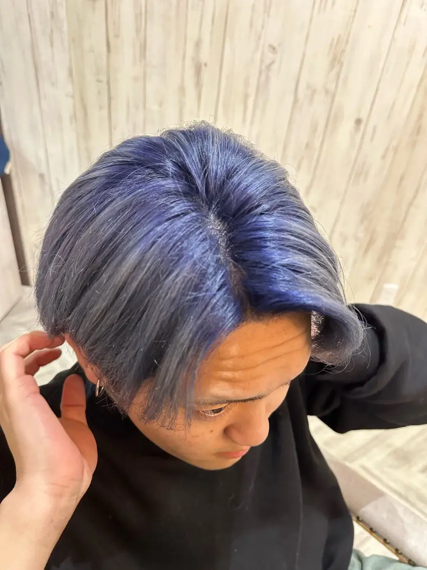 メンズ メンズブリーチ ヘアカラー 🧊阿部 亮太 🧊のヘアスタイル