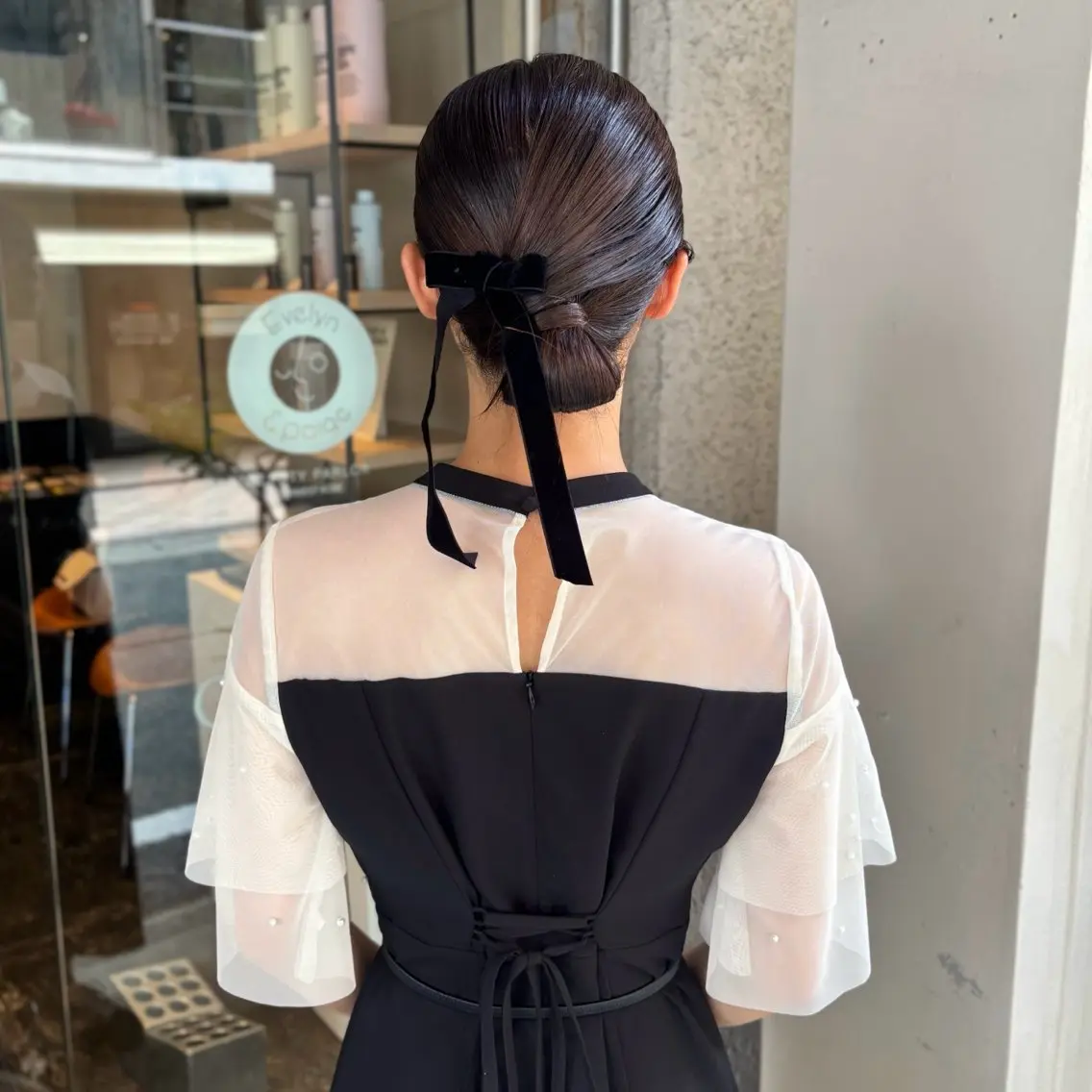 ヘアアレンジ 髪飾り ヘアセット 芦刈 咲来のヘアスタイル