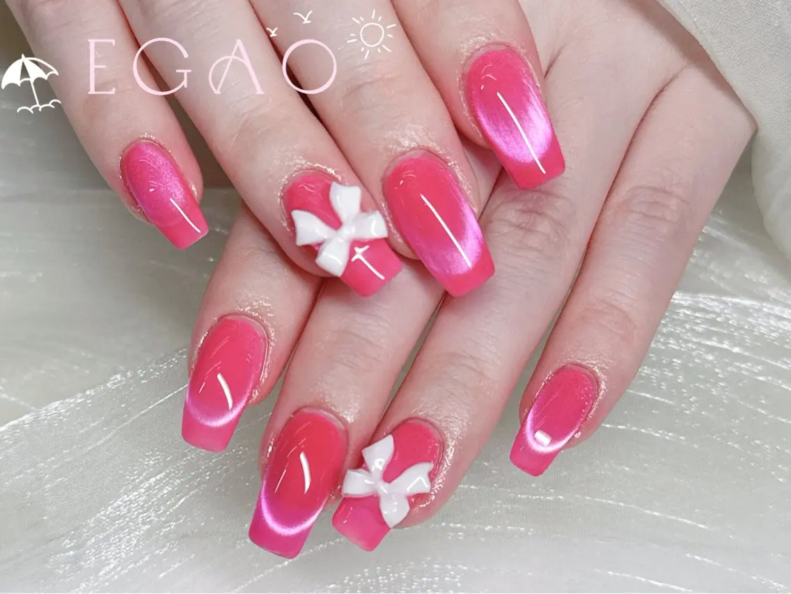 ネイル アートネイル フットネイル フレンチネイル ジェルネイル グラデーション ハンドネイル EGAO NAIL 錦糸町店のネイルデザイン