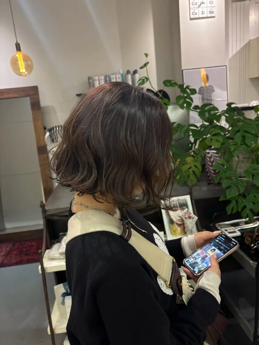 ショート パーマ パーマ ooitヨシダ ミナミのヘアスタイル