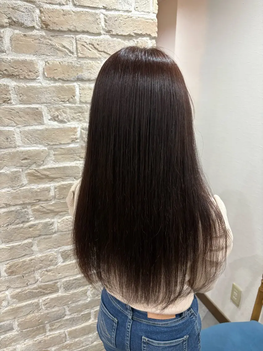 ロング カラー 堀 のえかのヘアスタイル