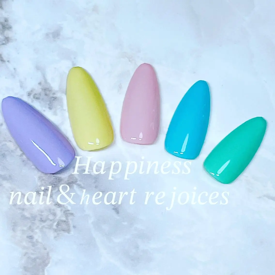 ネイル パステルネイル ハンドネイル Ella salonのネイルデザイン