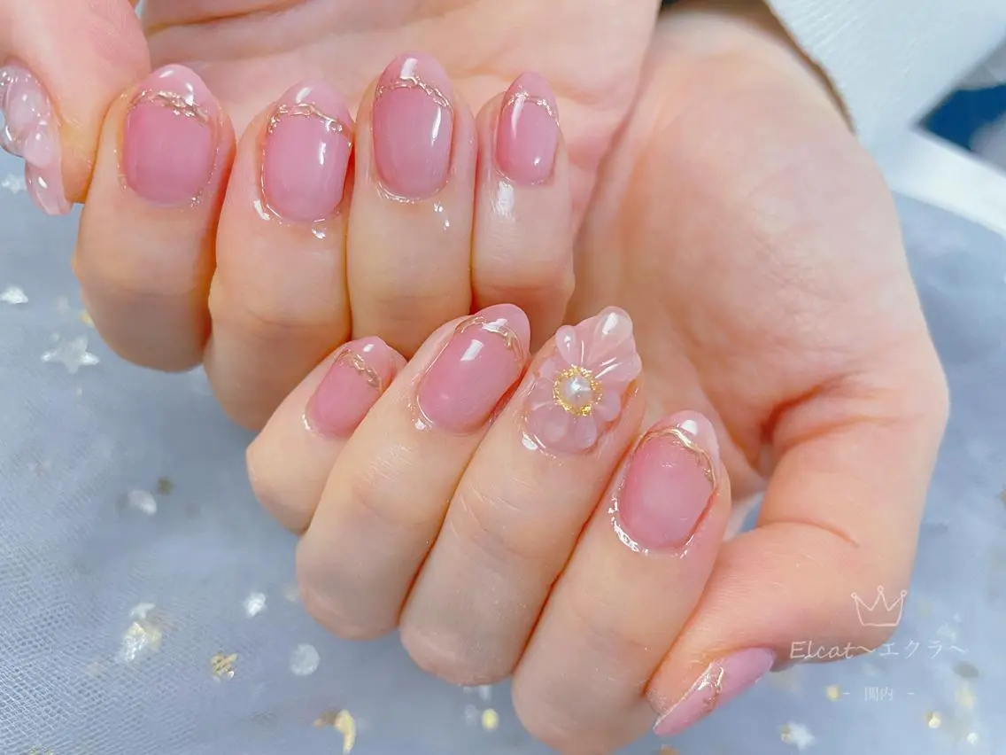 ネイル ハンドネイル ハンドケア ネイルサロンエクラ 🫧Shizukaのネイルデザイン