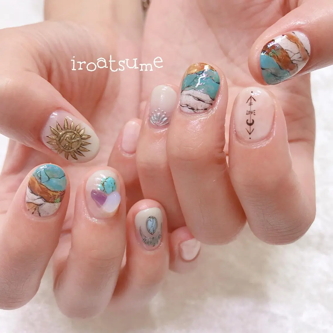 ネイル nail salon iroatsumeのネイルデザイン