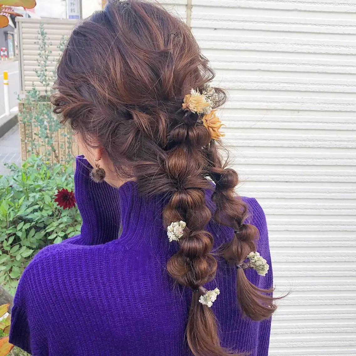 ロング カラー ヘアアレンジ ilo レイナのヘアスタイル