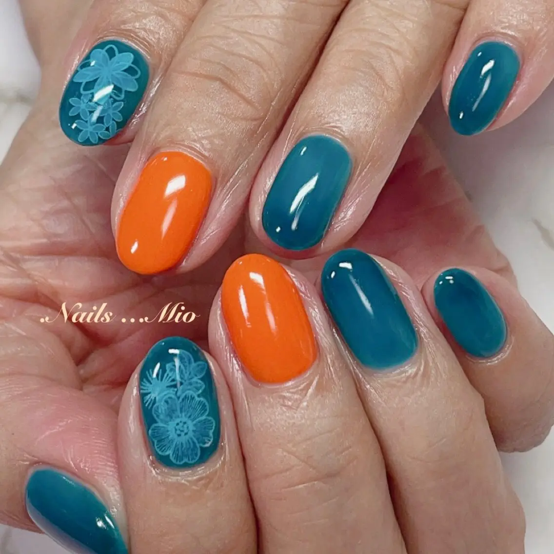 ネイル アートネイル ジェルネイル ワンカラーネイル .Nails Mio 赤羽西ネイルサロンのネイルデザイン