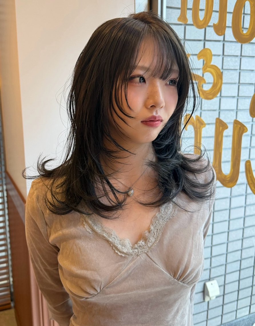 カラー 透明感カラー ダブルカラー ヘアカラー トリートメント NINA /SASA長野のヘアスタイル