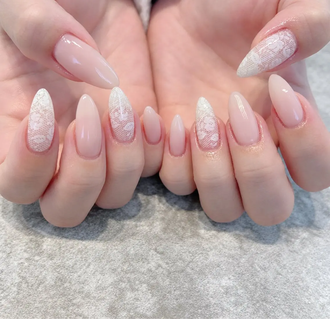 レースネイル& ワンカラー 5500 →2980 オフ別途の写真