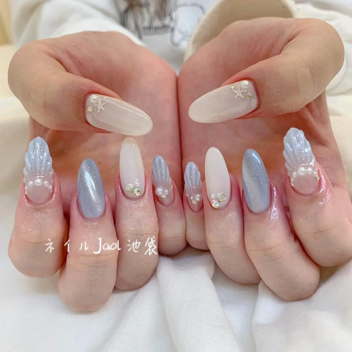 ロング ネイルJaol 池袋のネイルデザイン