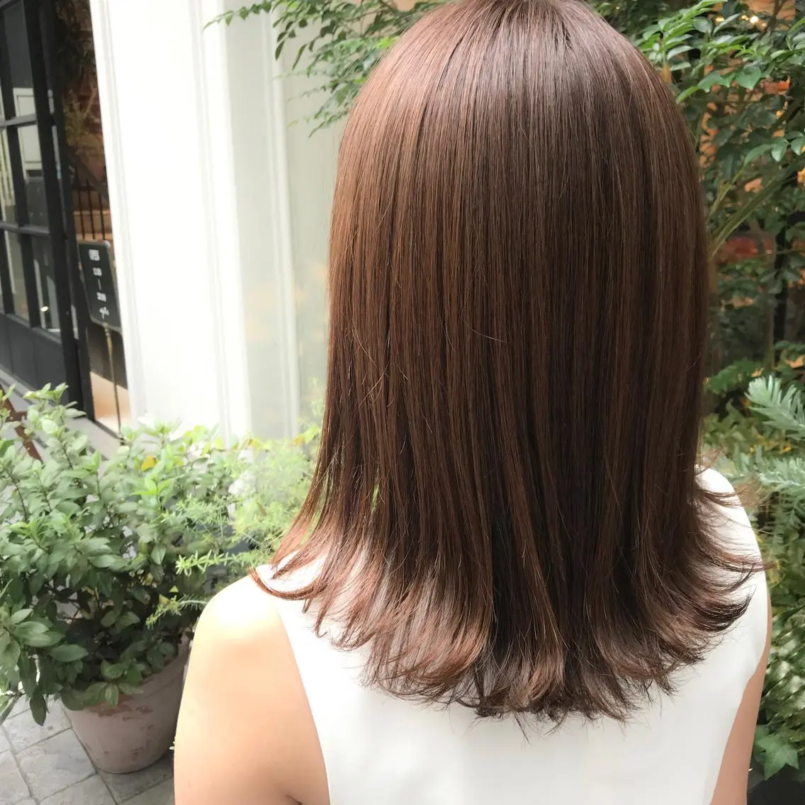 ミディアム アッシュ LOMA🇰🇷 銀座クボタのヘアスタイル