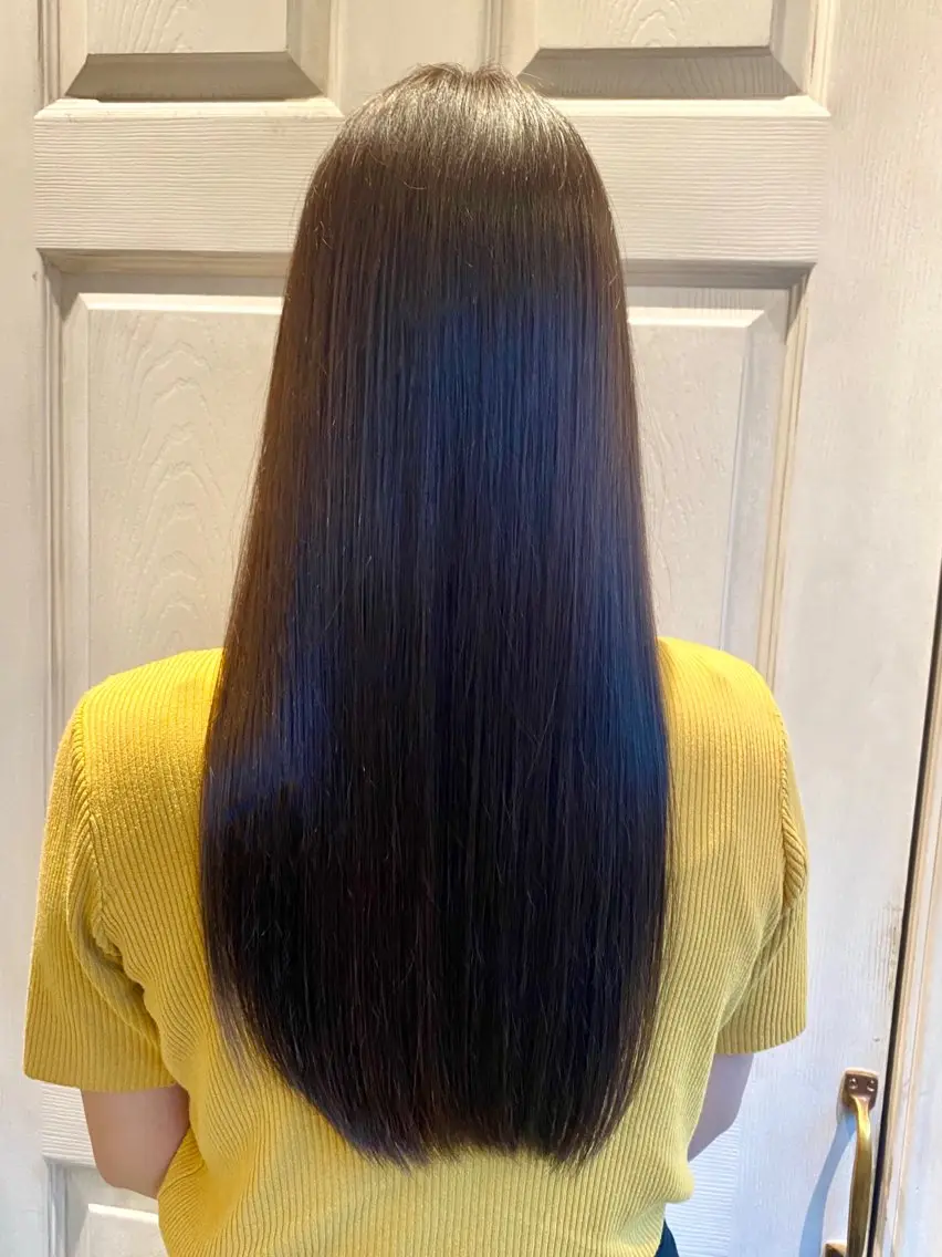 ロング 縮毛矯正 千 田のヘアスタイル