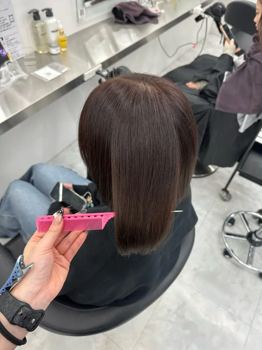 カラー ヘアカラー トリートメント ハイトーン🎀艶髪 Anju/渋谷🎀のヘアスタイル