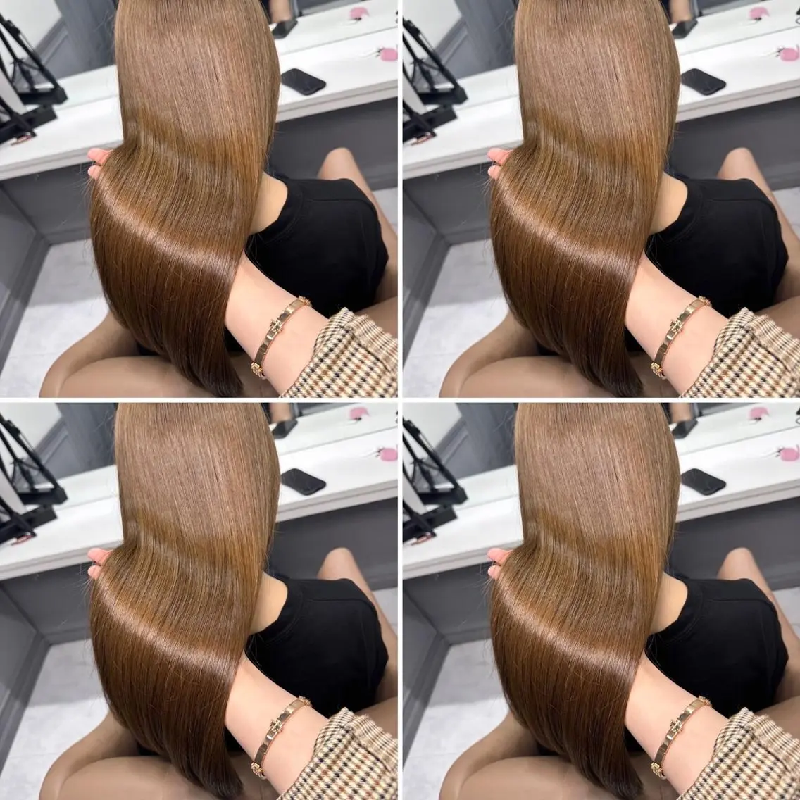 ロング カラー ヘアカラー トリートメント 髪質改善/艶カラー ✝️SAKURAのヘアスタイル
