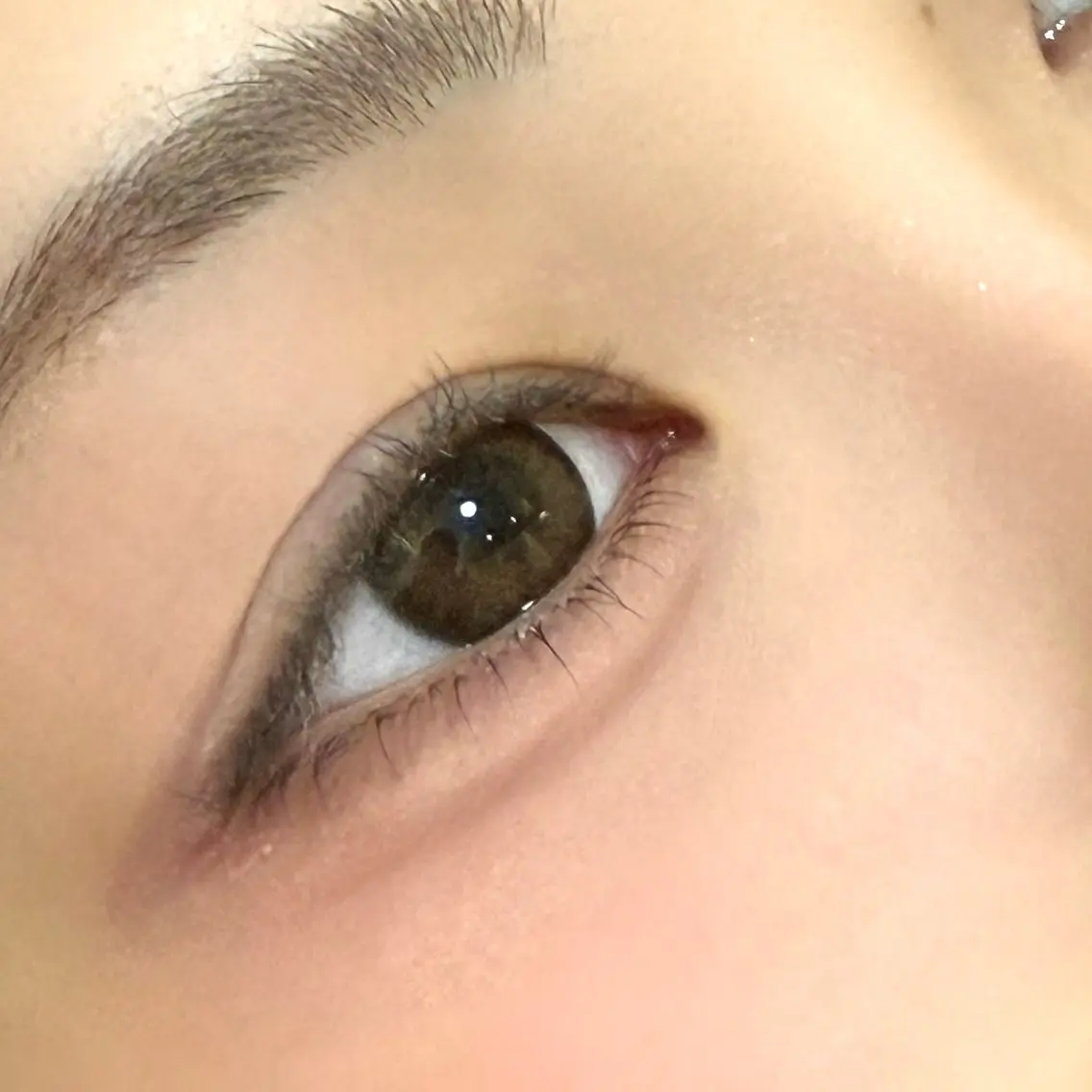 下まつげパーマの写真
