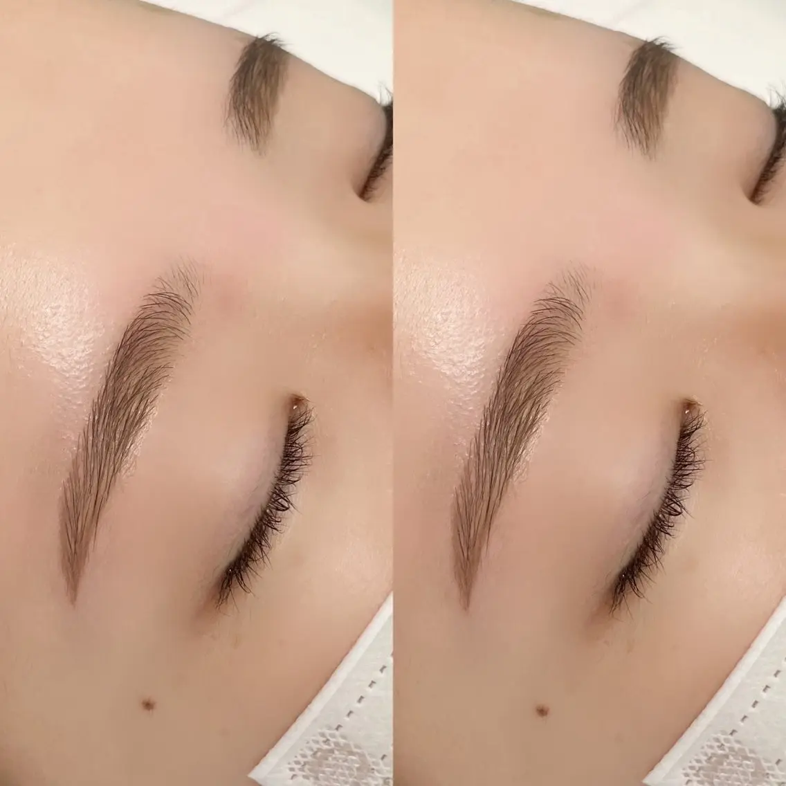 アイブロウ 眉毛ワックス脱毛 ワックス脱毛 眉カット NOA lashes 堀のマツエク・マツパデザイン