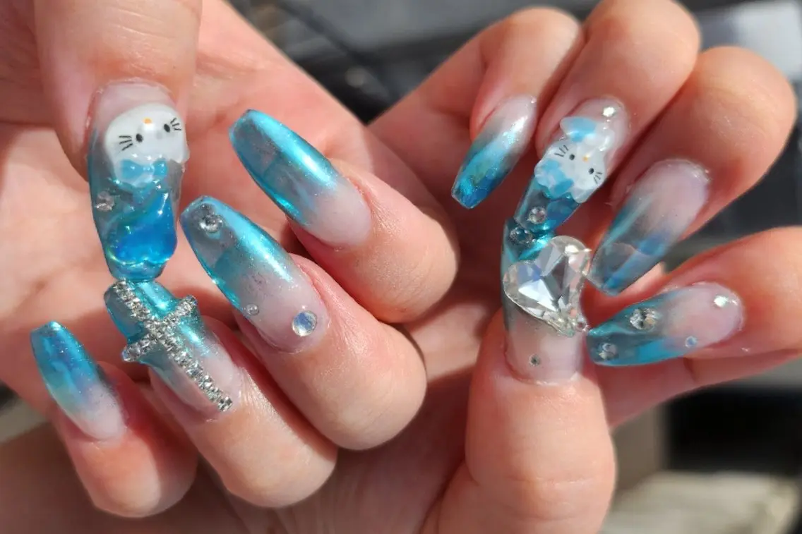 ネイル ハンドネイル 💜bora .のネイルデザイン