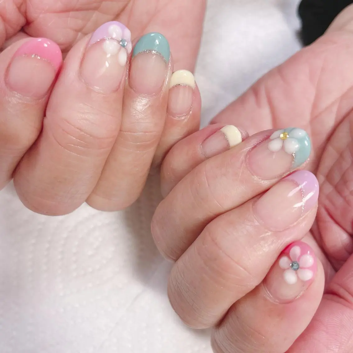 ネイル フラワーネイル ハンドネイル CHIARA nailsのネイルデザイン
