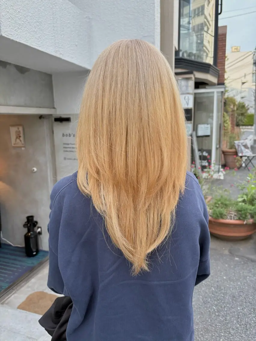 🌸新規🌸ツヤ髪ダブルカラー＋クイックトリートメントの写真