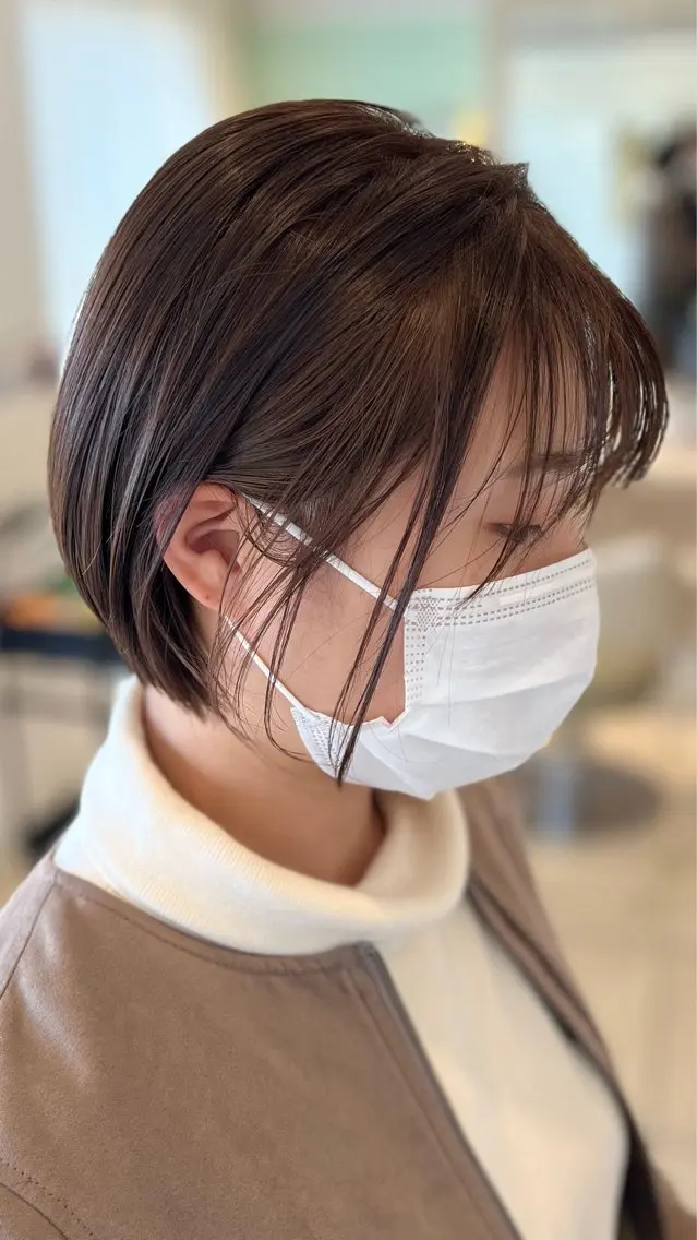 ショート カット ヘアカラー トリートメント 金子 直樹のヘアスタイル