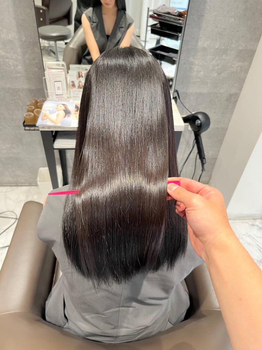 ロング カラー パーマ Grow by NYNY 坂本 理輝のヘアスタイル