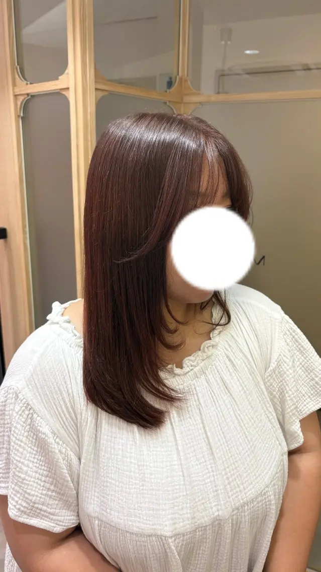 セミロング レイヤーカット MAHAE 中司のヘアスタイル
