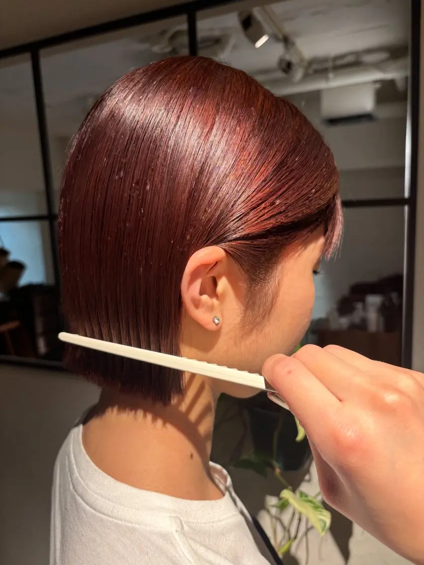 ミディアム カラー ⌇🌹透明感カラー 🌹ᴍᴇɢᴜᴍɪ ⌇のヘアスタイル