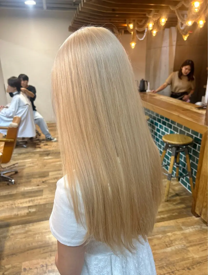 ロング カラー ヘアカラー トリートメント 💖カラー/ブリーチ 💖あつやのヘアスタイル