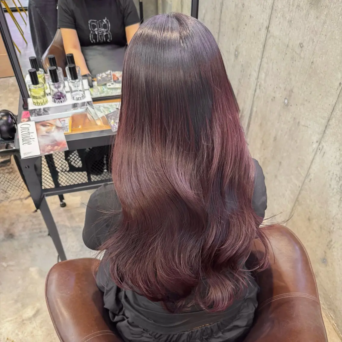 ロング カラー ヘアアレンジ カット ヘアカラー トリートメント 💗💗韓国レイヤー yu-ki💗💗のヘアスタイル