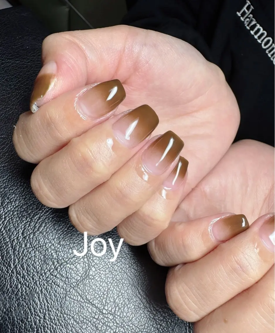 ネイル ジェルネイル グラデーション シンプルネイル Nail Salon JOYのネイルデザイン