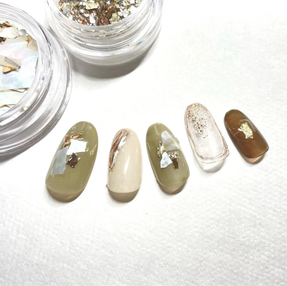 ネイル アートネイル ミラーネイル le_rire _nailのネイルデザイン