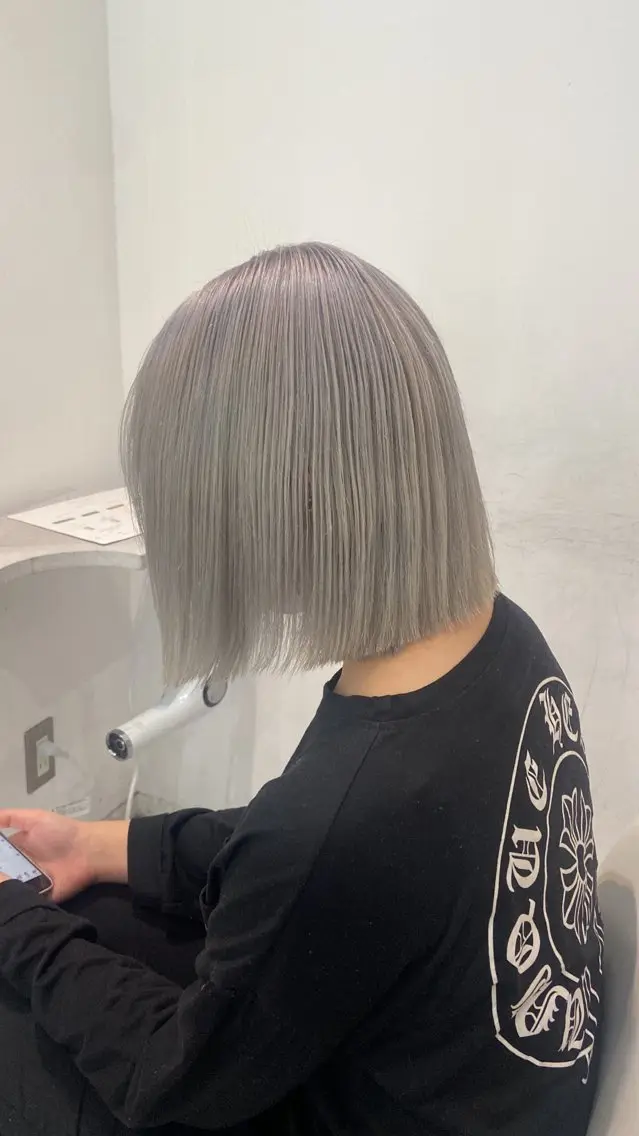 ショート ヘアカラー トリートメント 透明感カラー／メンズ 特化kazumaのヘアスタイル