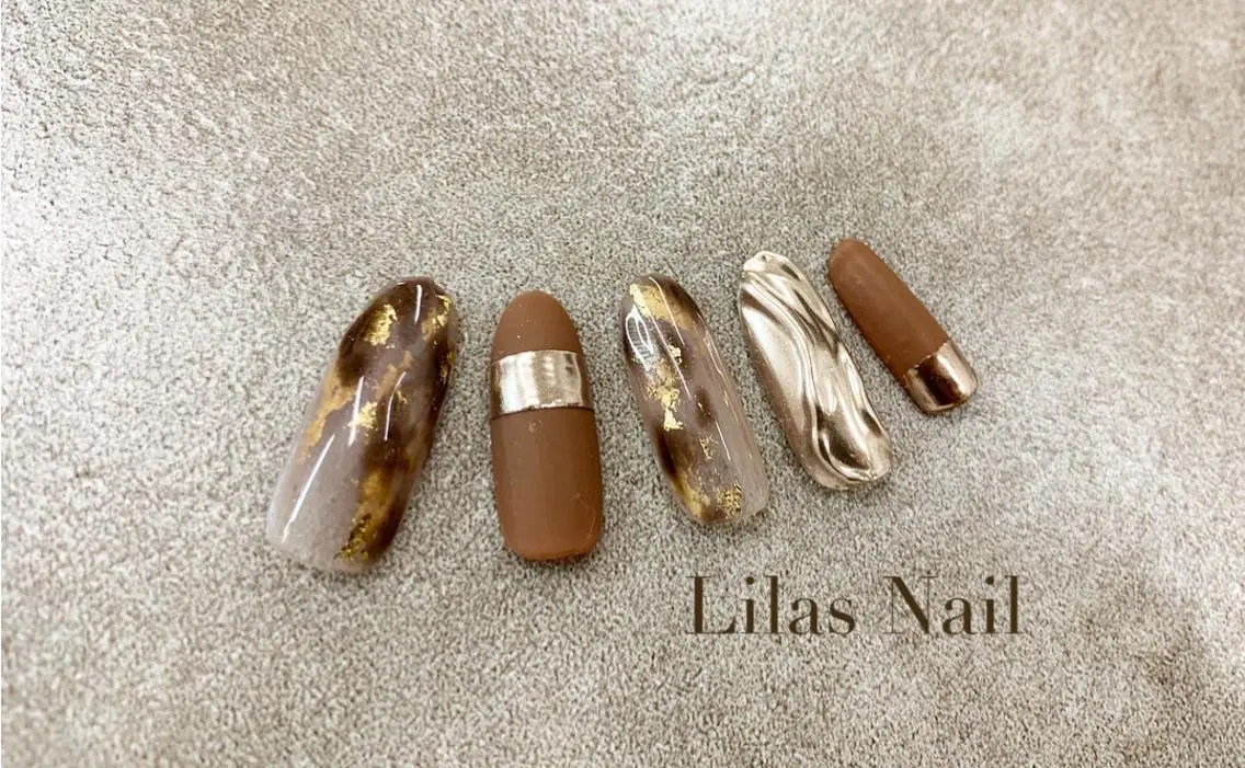 ネイル アニマル柄 ジェルネイル ハードジェル ロングネイル ミラーネイル Lilas Nailのネイルデザイン