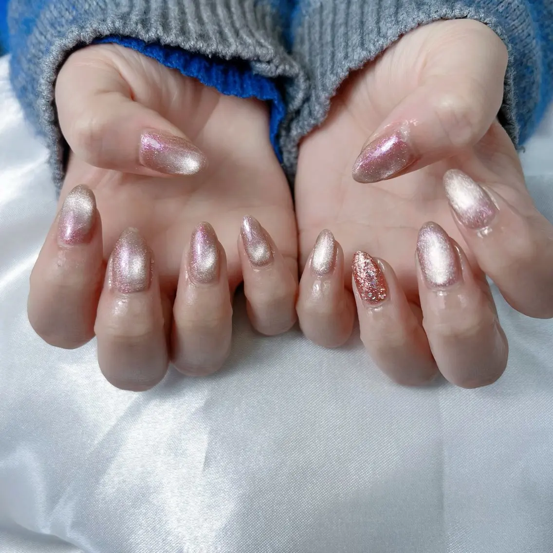 カラー ハンドネイル kawaii nailのネイルデザイン