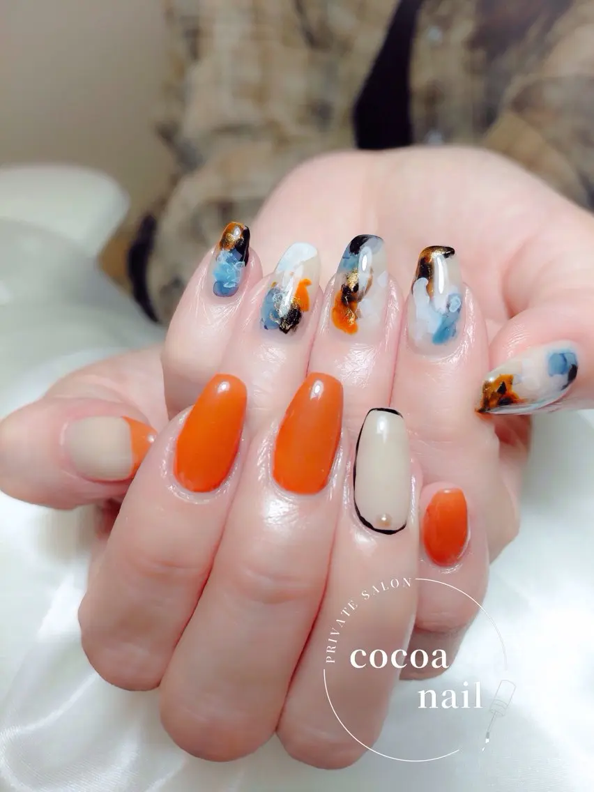 ネイル ハンドネイル ハンドケア cocoa nail mayaのネイルデザイン