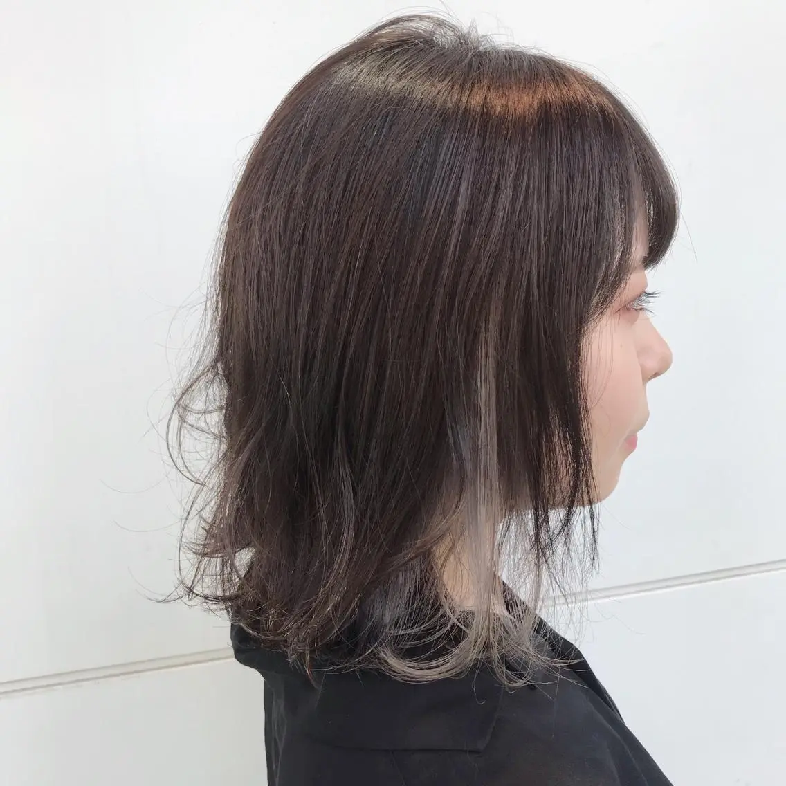 ミディアム カラー 嶋佐 昌大 シマサマオのヘアスタイル