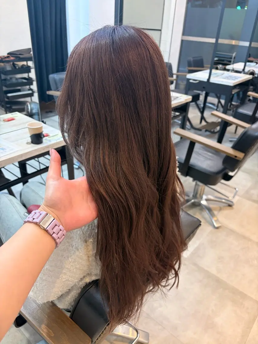 ロング カラー ヘアカラー ﾓﾃﾞﾙさん 大募集🌟Mayuのヘアスタイル
