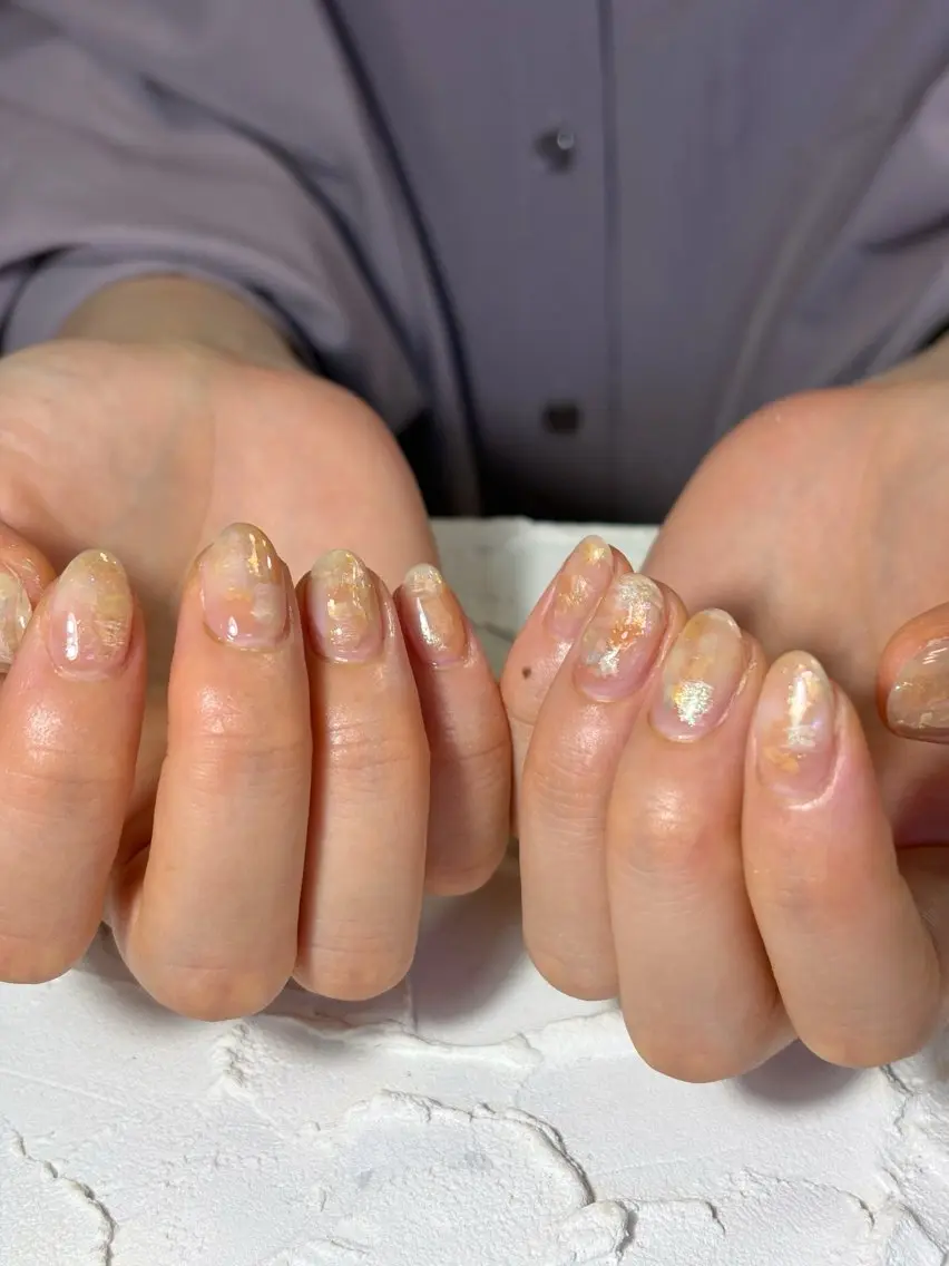 ネイル ニュアンスネイル ハンドネイル Lofinails ちひろのネイルデザイン