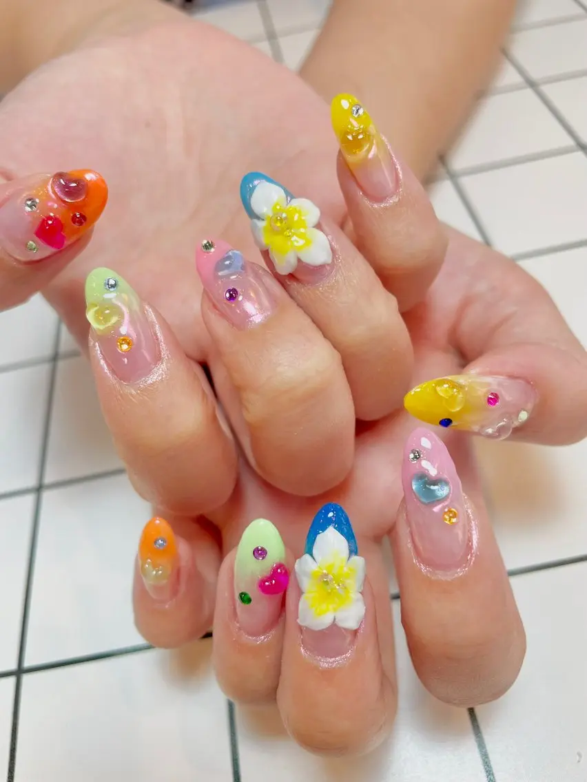 ネイル グラデーション nail salon POPPYのネイルデザイン