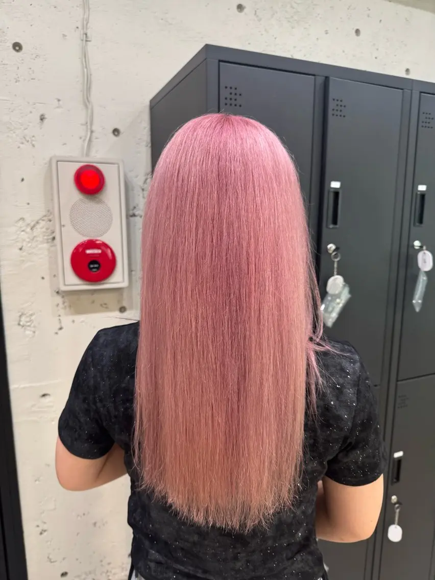 セミロング ヘアカラー 高原 爽箕のヘアスタイル