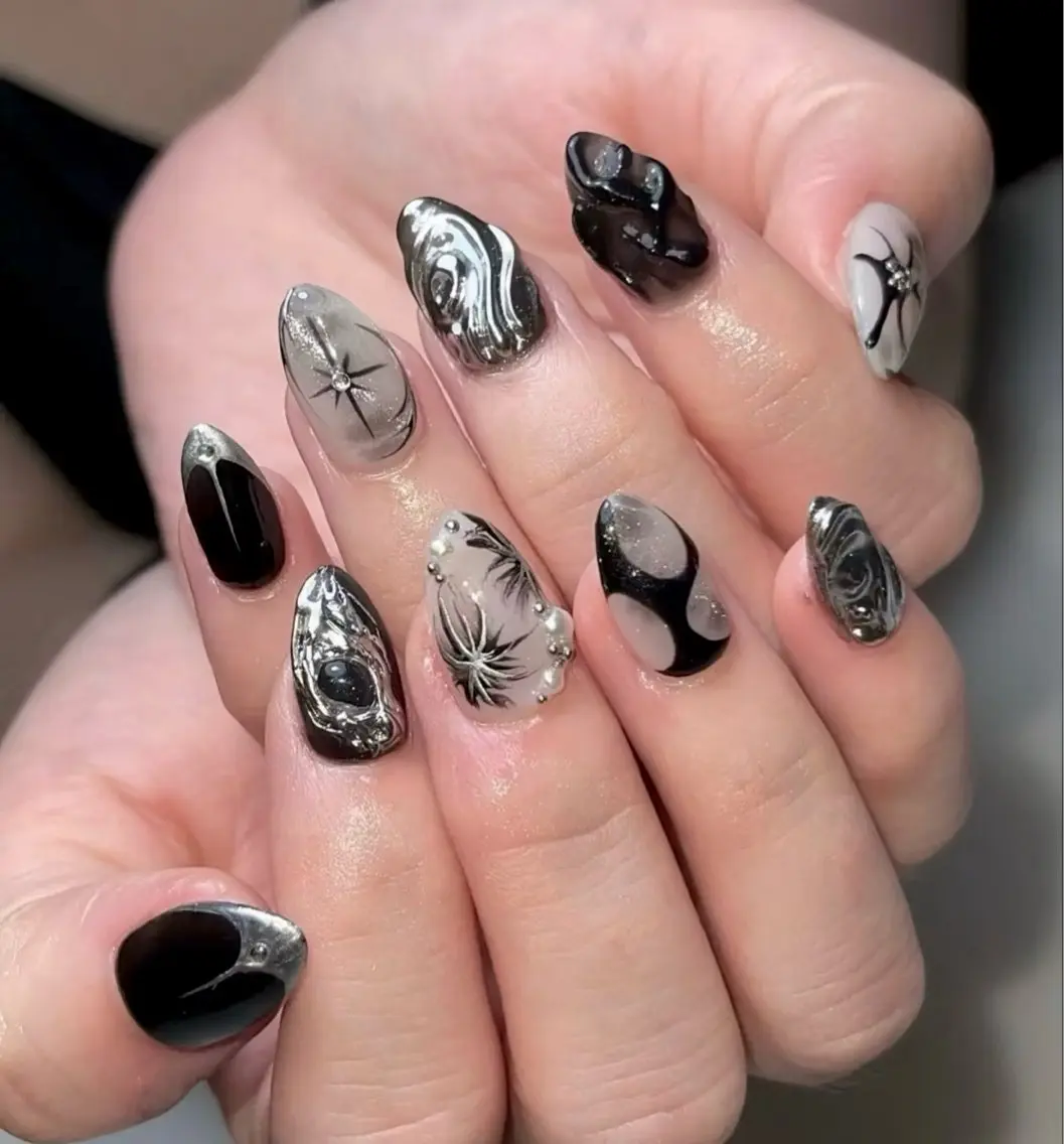 ネイル ハンドネイル ハンドケア DuLi Blinkのネイルデザイン