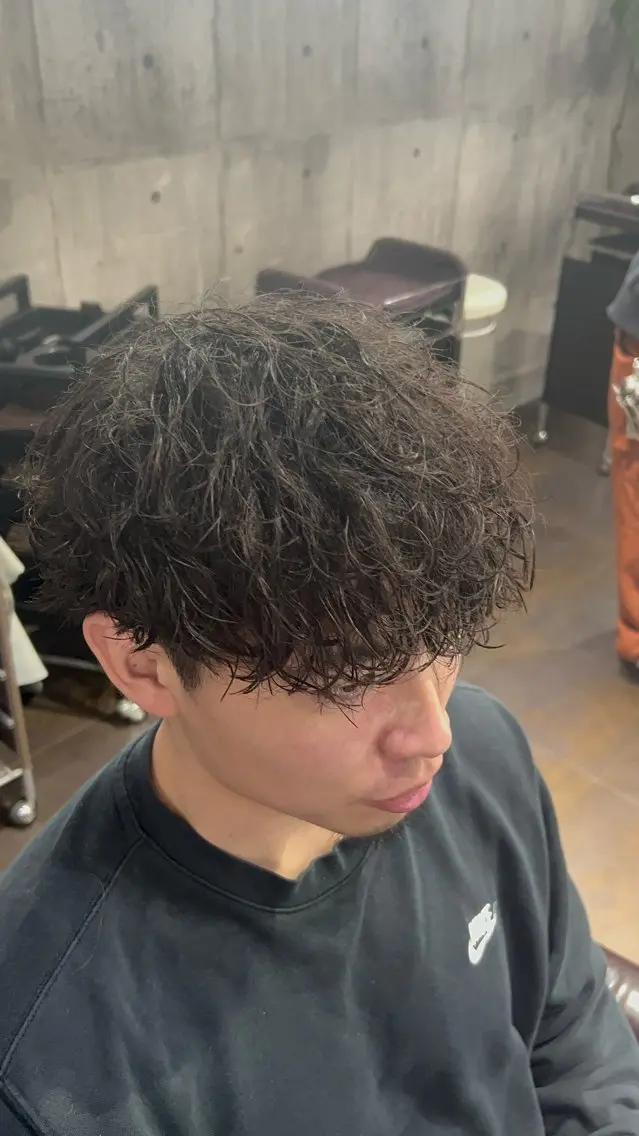 メンズ 👑再現性◎北千住N o.1パーマYutoのヘアスタイル