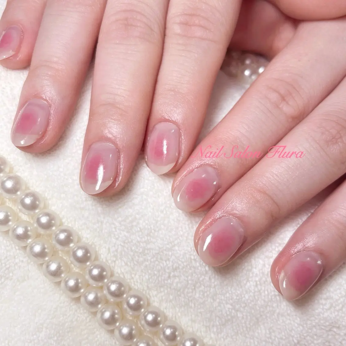 ネイル チークネイル NailSalon Fluraのネイルデザイン