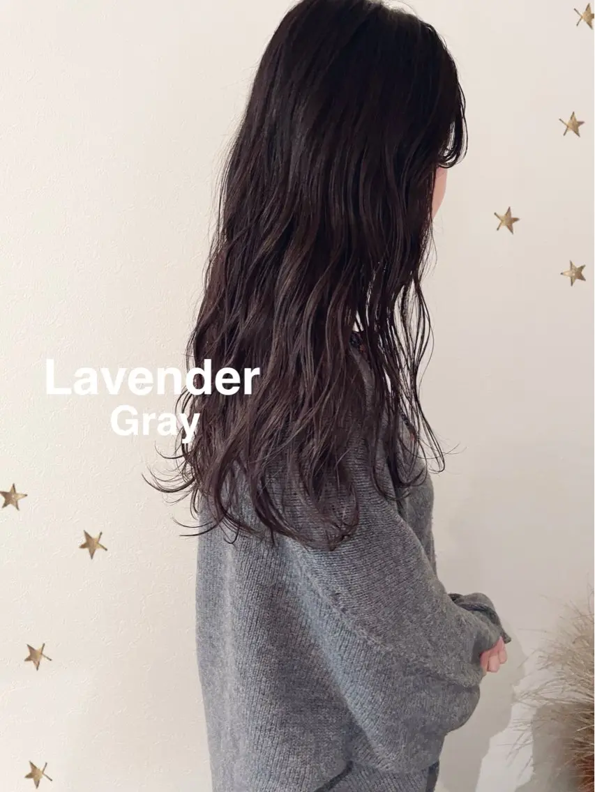 ロング カラー カット ヘアカラー 市川 千夏のヘアスタイル